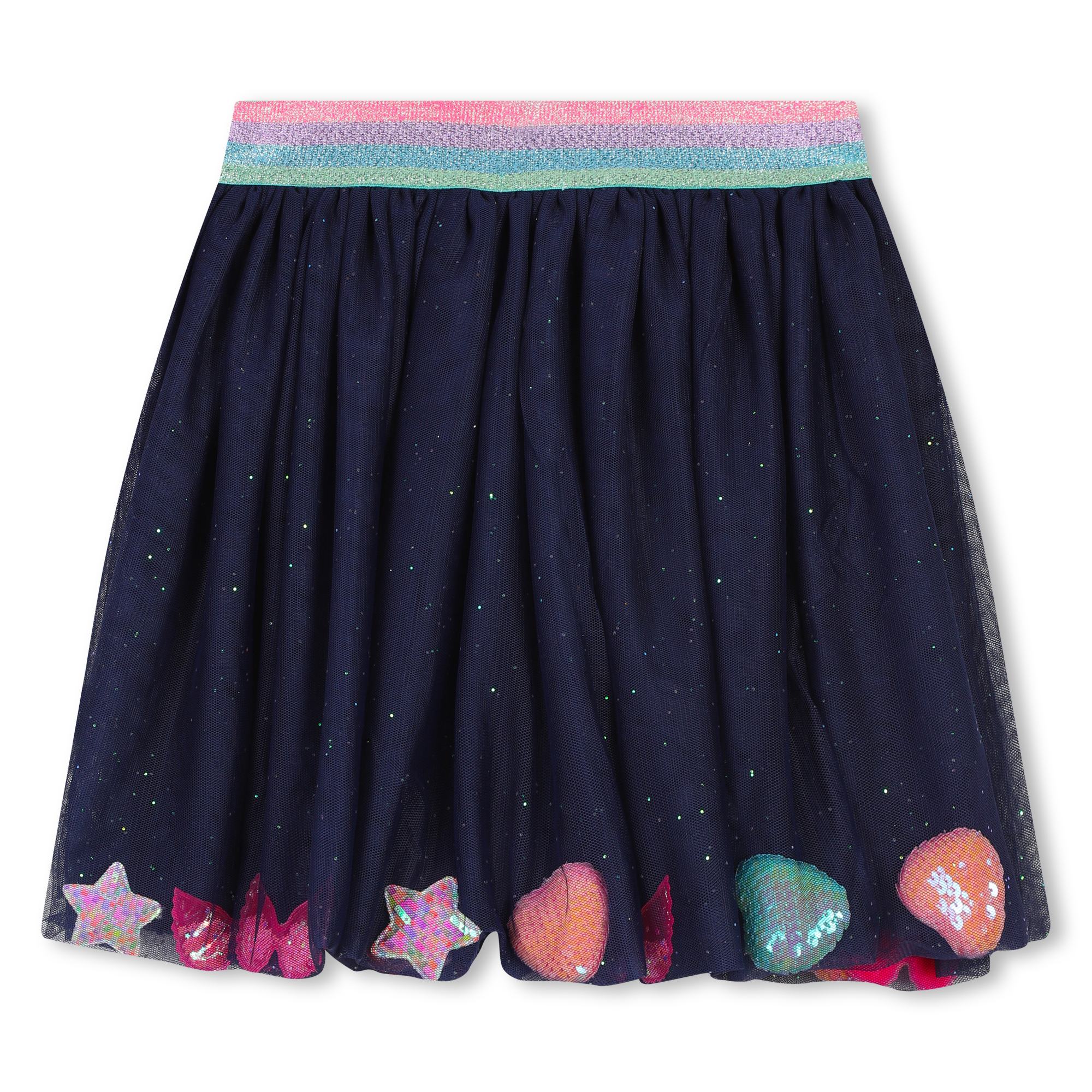 BILLIE BLUSH GONNA FODERATA TULLE GLITTER